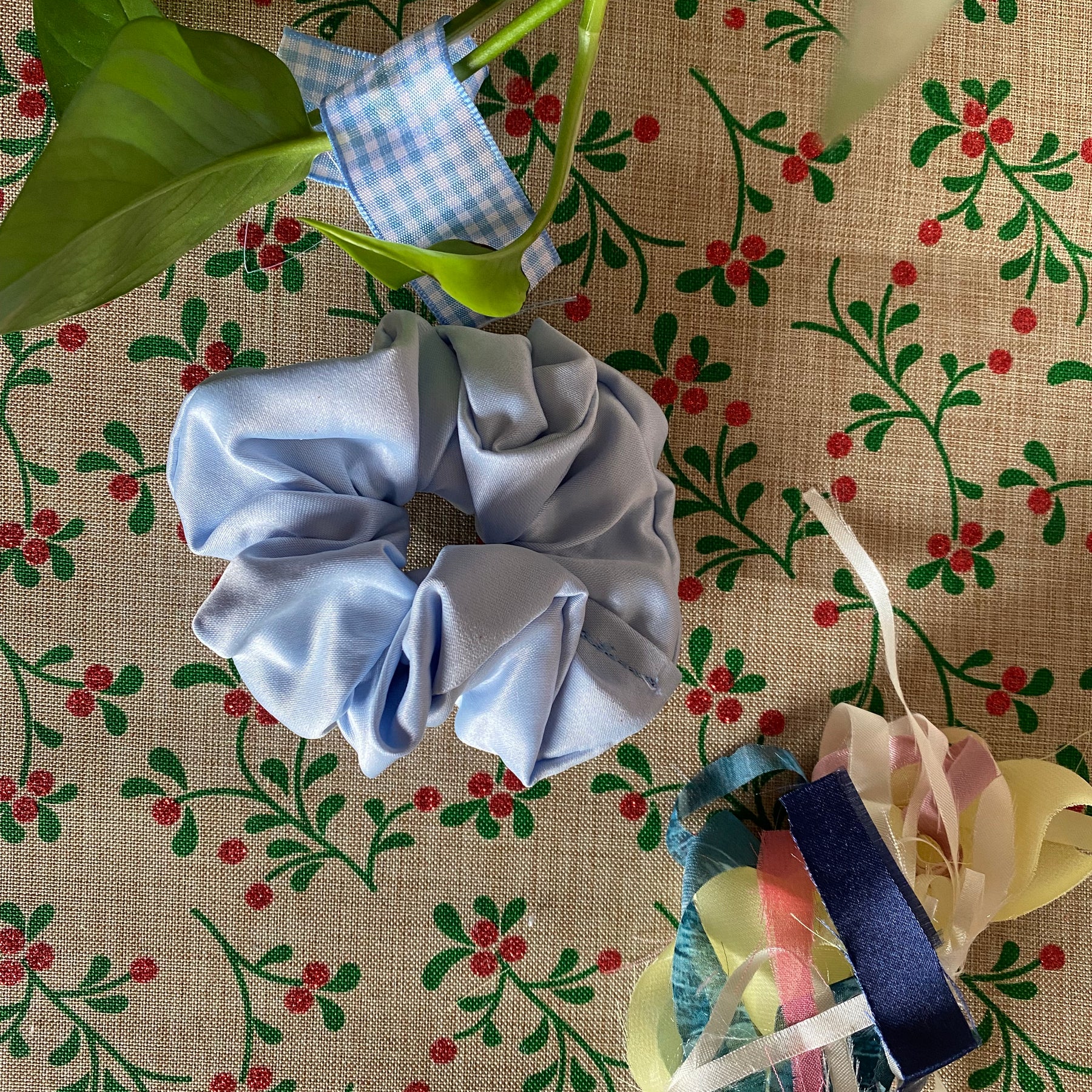 Handmade Medium Scrunchies – Satin & Crepe Hair Scrunchies