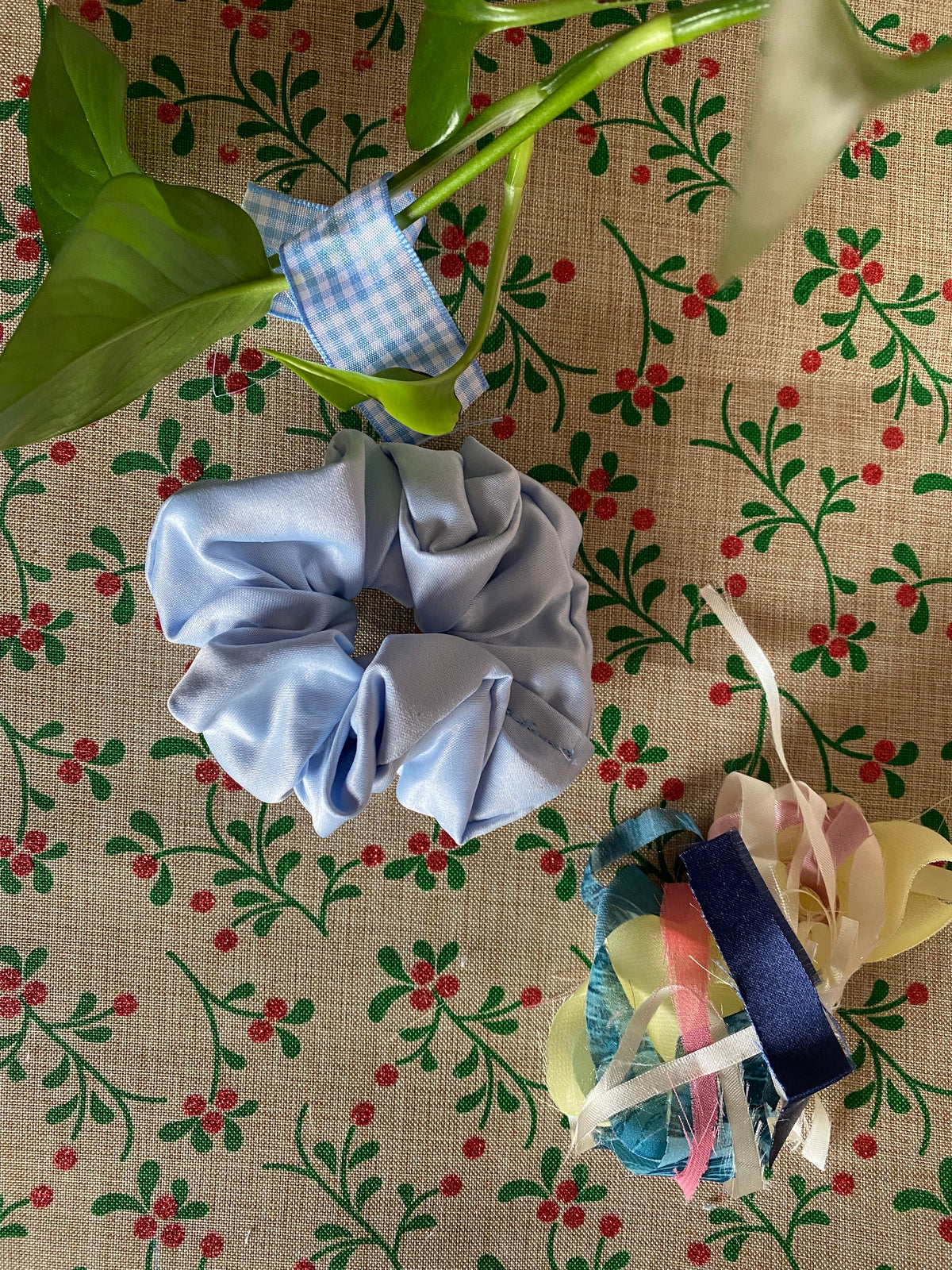 Handmade Medium Scrunchies – Satin & Crepe Hair Scrunchies