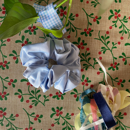 Handmade Medium Scrunchies – Satin & Crepe Hair Scrunchies