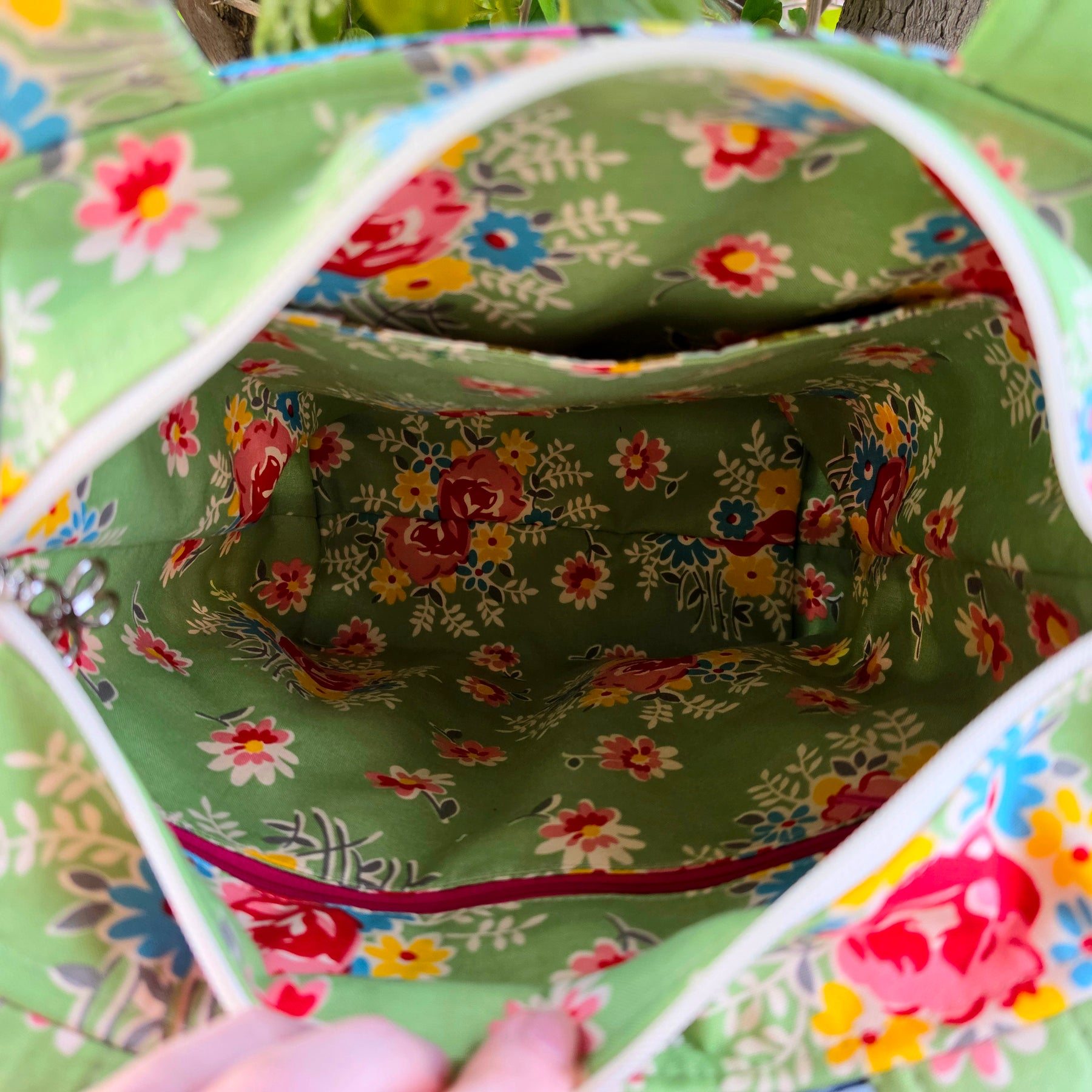 Unique Patchwork Handbag – Upcycled from Handmade Quilt