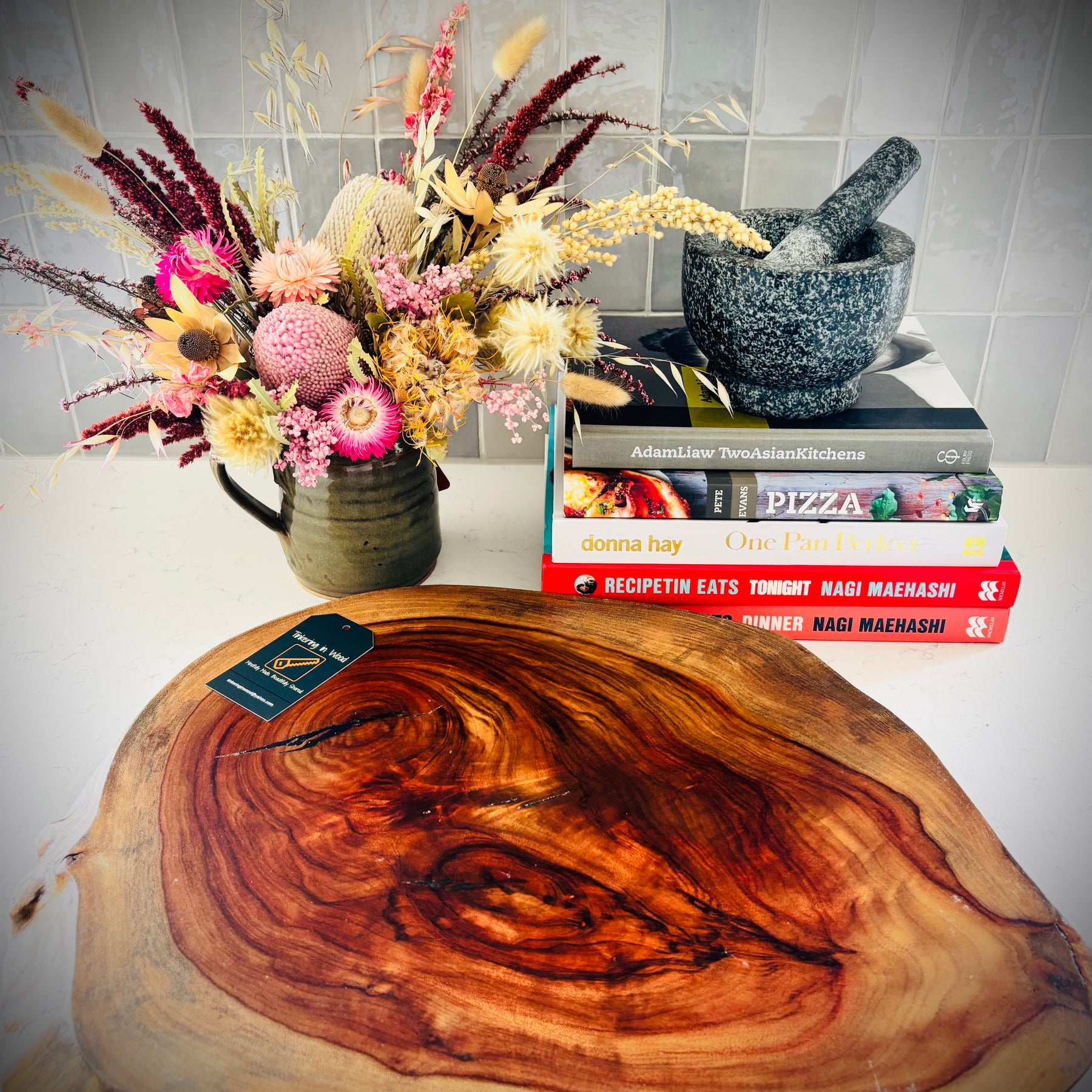 Hardwood Camphor Laurel Charcuterie Board 330x500x34mm