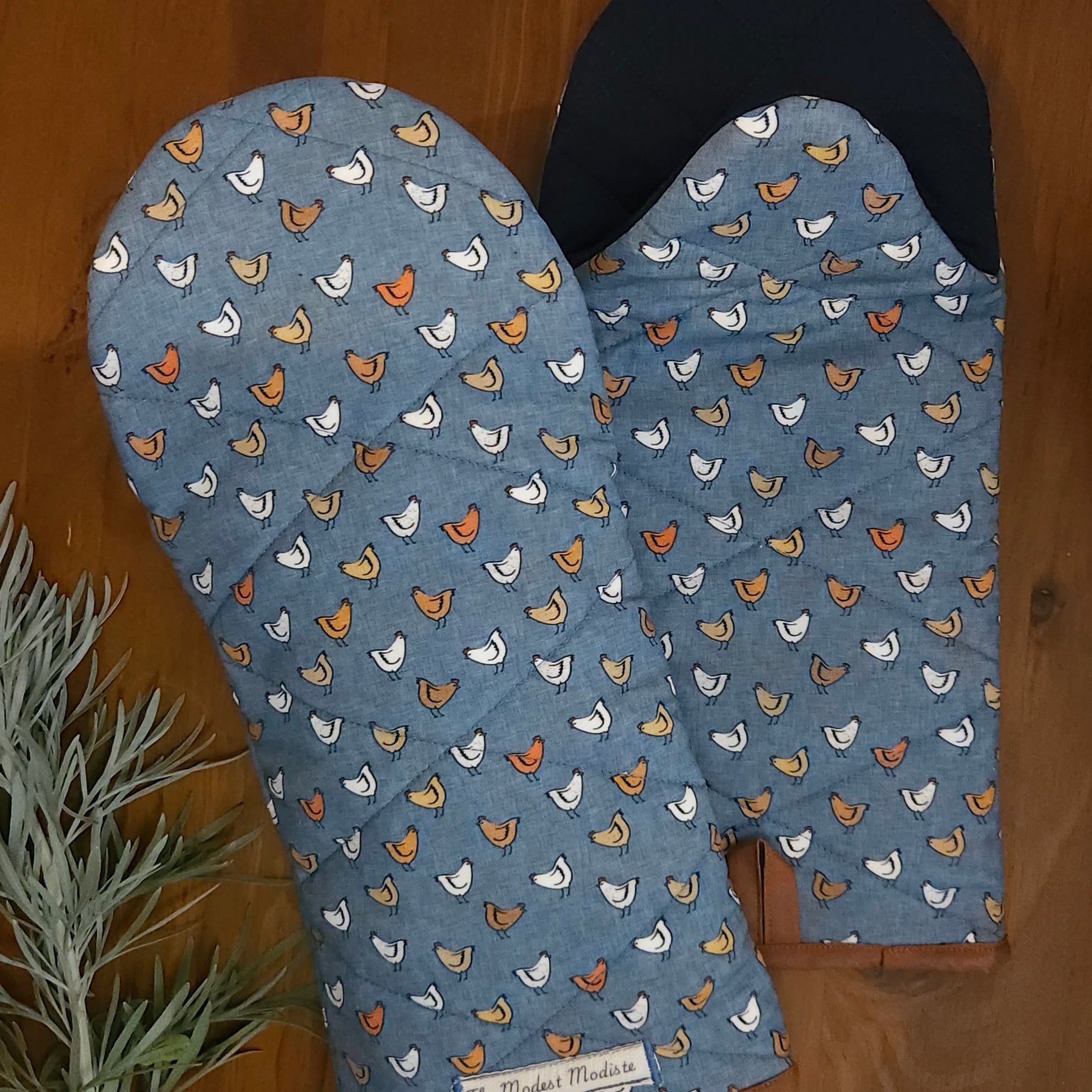 Long Oven Mitt