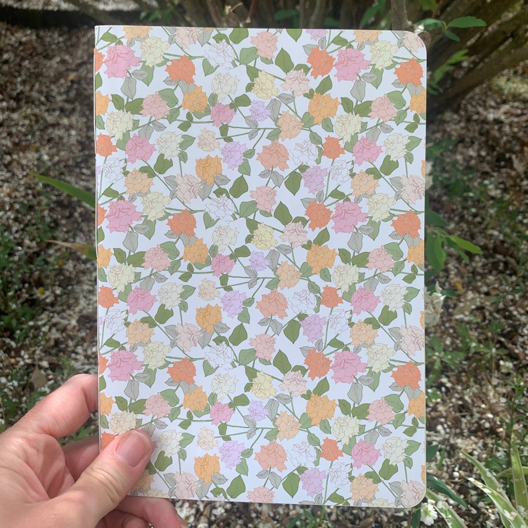 Hand-stitched A5 softcover notebooks original designed cover CR
