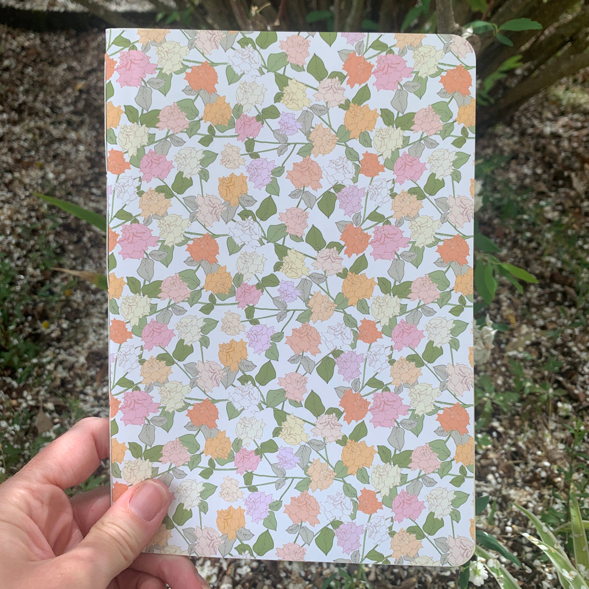 Hand-stitched A5 softcover notebooks original designed cover CR