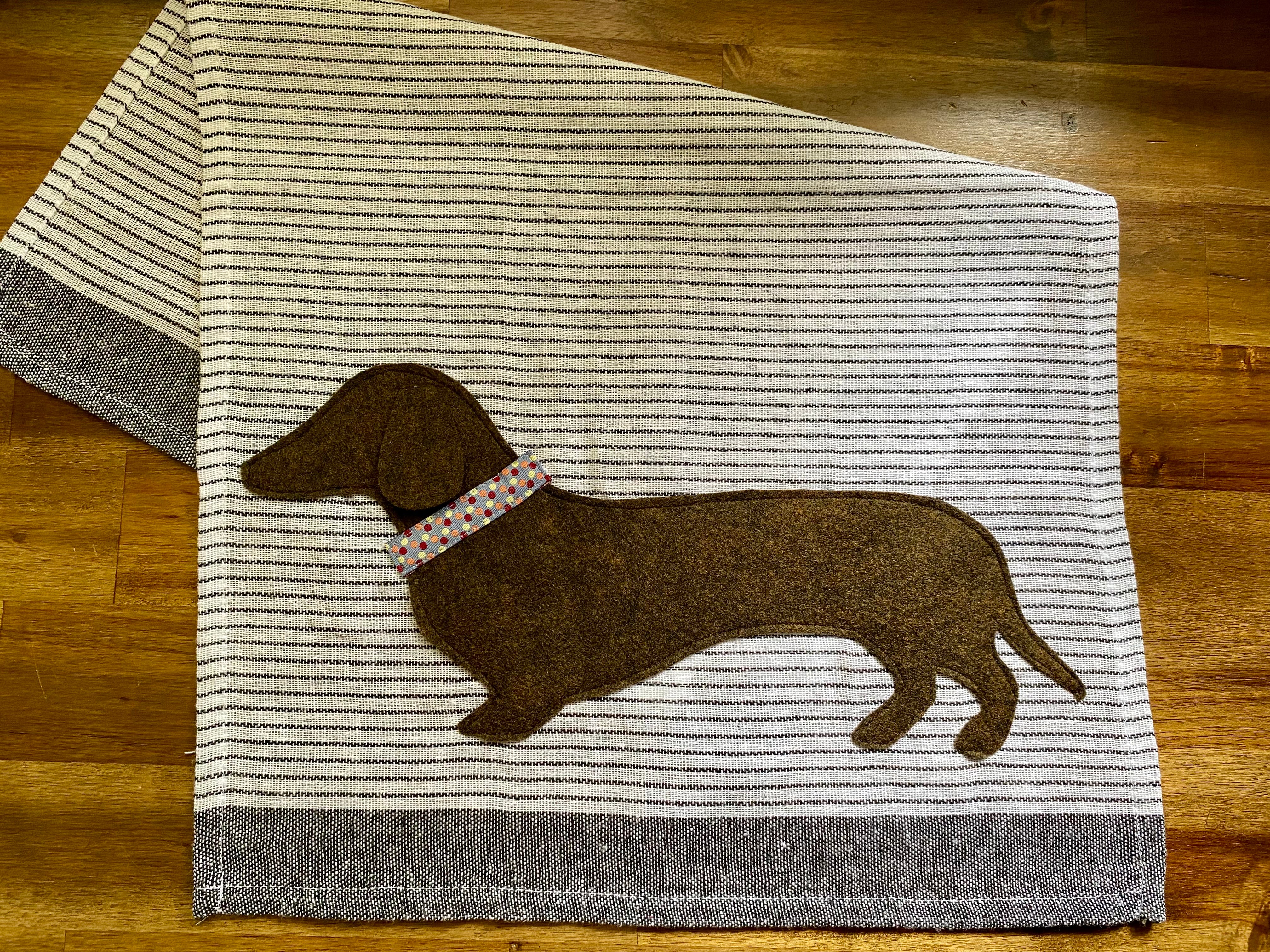 Dachshund Tea Towel