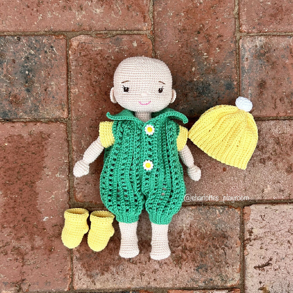 Crochet | Doll | Removable Clothing