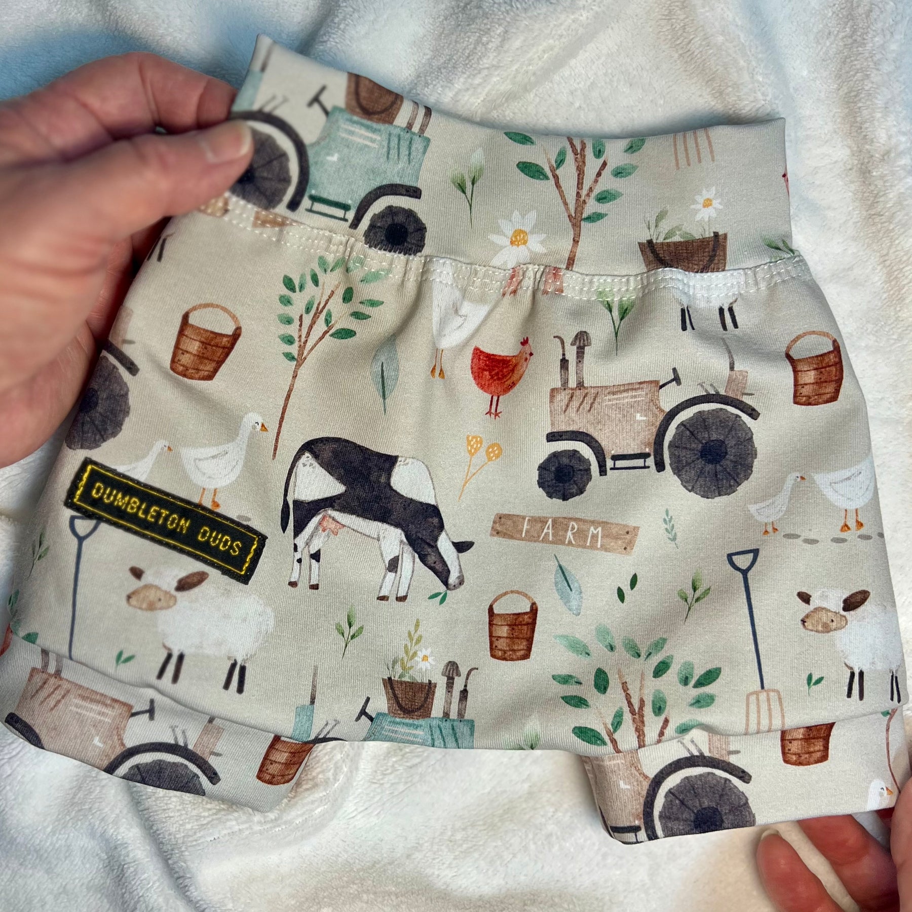 Dumbleton Duds + The Tales of Cackleberry Lodge | Handmade Baby Pants + Australian Author Children’s Book
