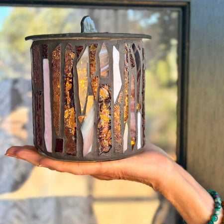 Mini Hand-Cut Glass Illumination Art #14