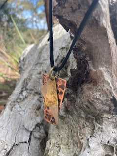 Dogtag Mixed Metal Necklace