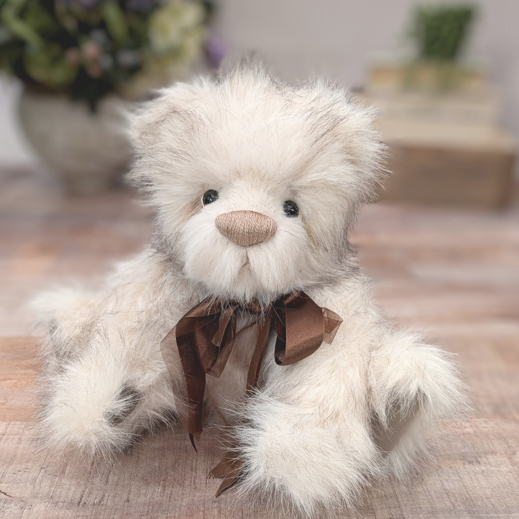 Handmade Collectable Teddy Bear,Artisan Cream Coloured Bear