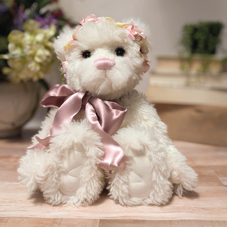 Handmade Plush Teddy Bear: OOAK Collectible Teddy Bear