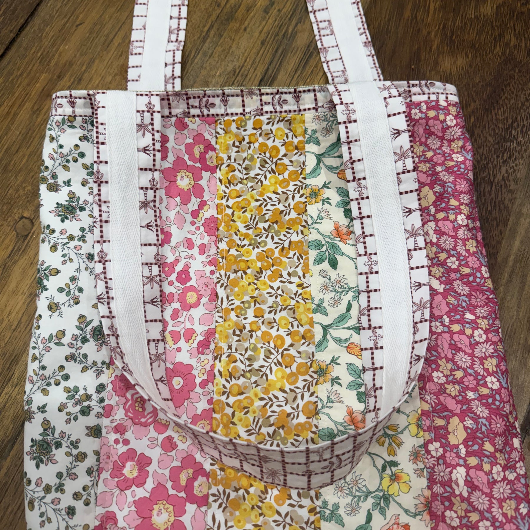 FLORAL TOTE BAG - featuring gorgeous Liberty fabrics