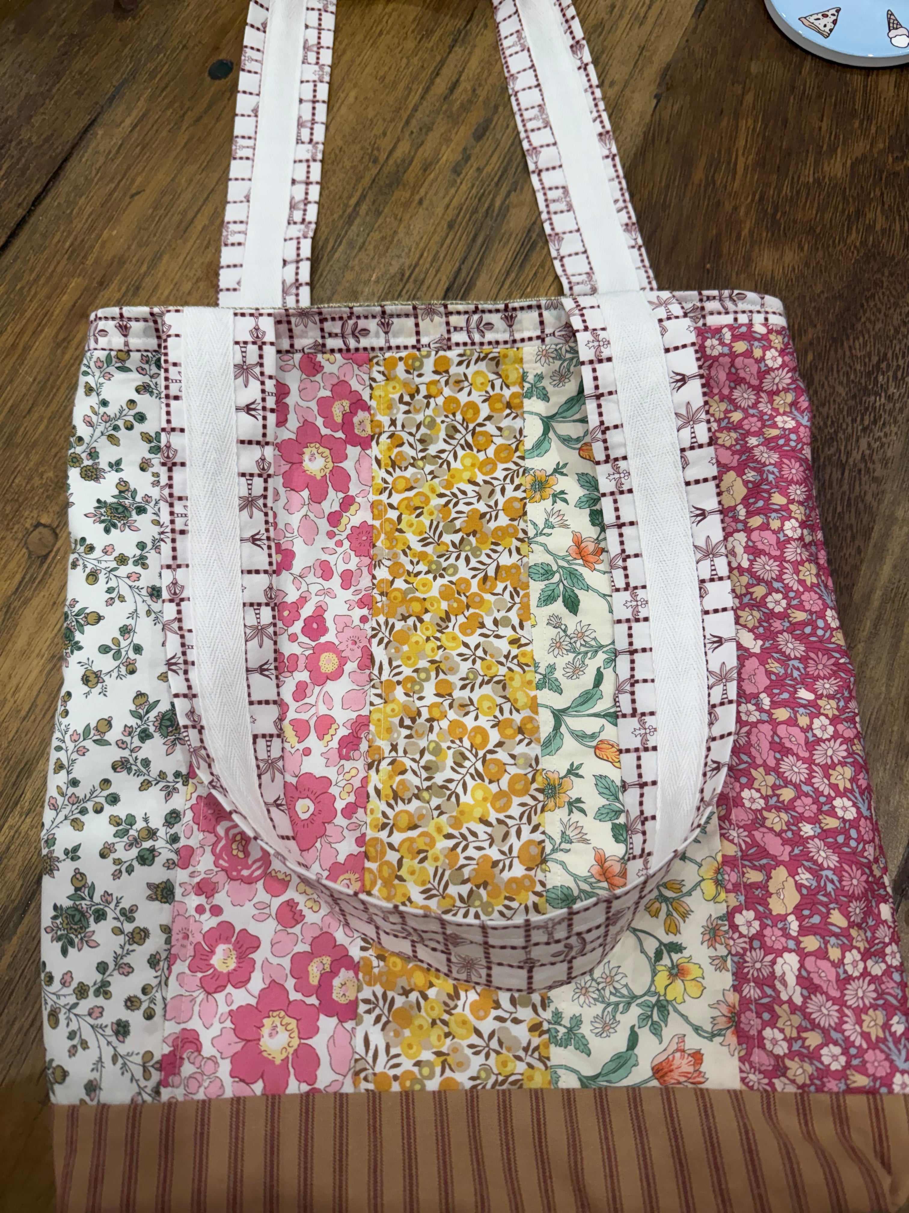 FLORAL TOTE BAG - featuring gorgeous Liberty fabrics
