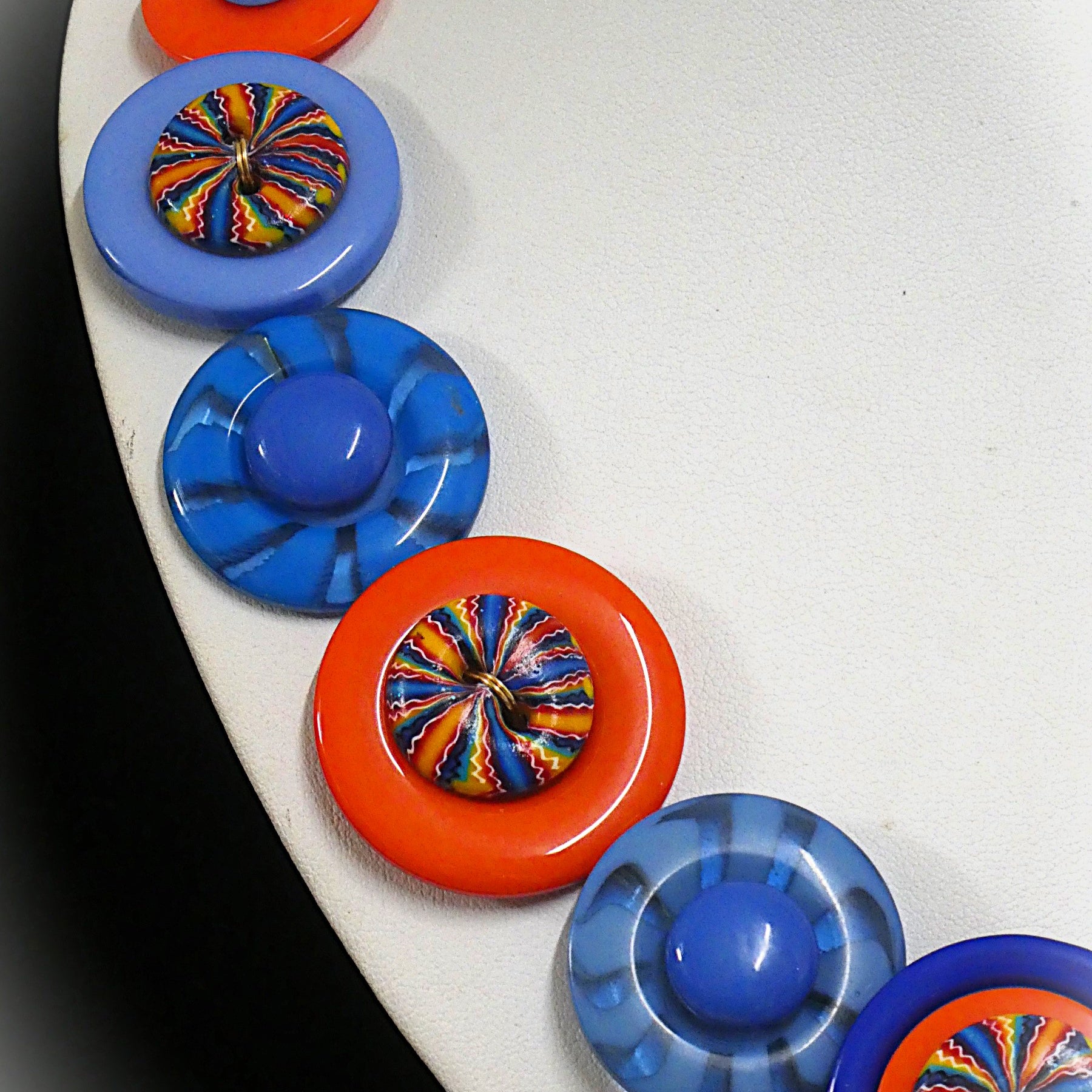 Button necklace - Fiesta