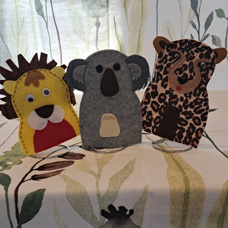 Children’s Playtime Felt Hand Puppets Selection B