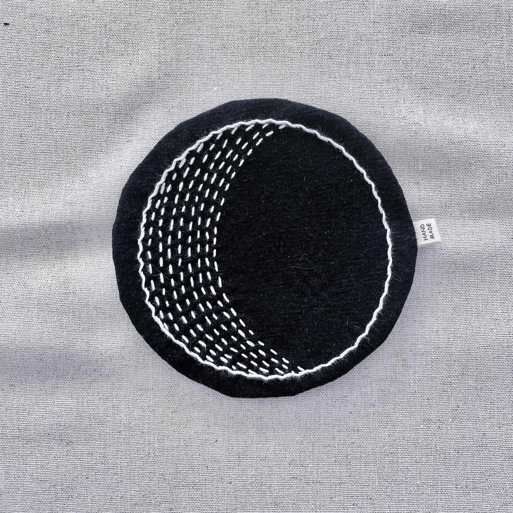 Moon Cycle Sashiko Coasters