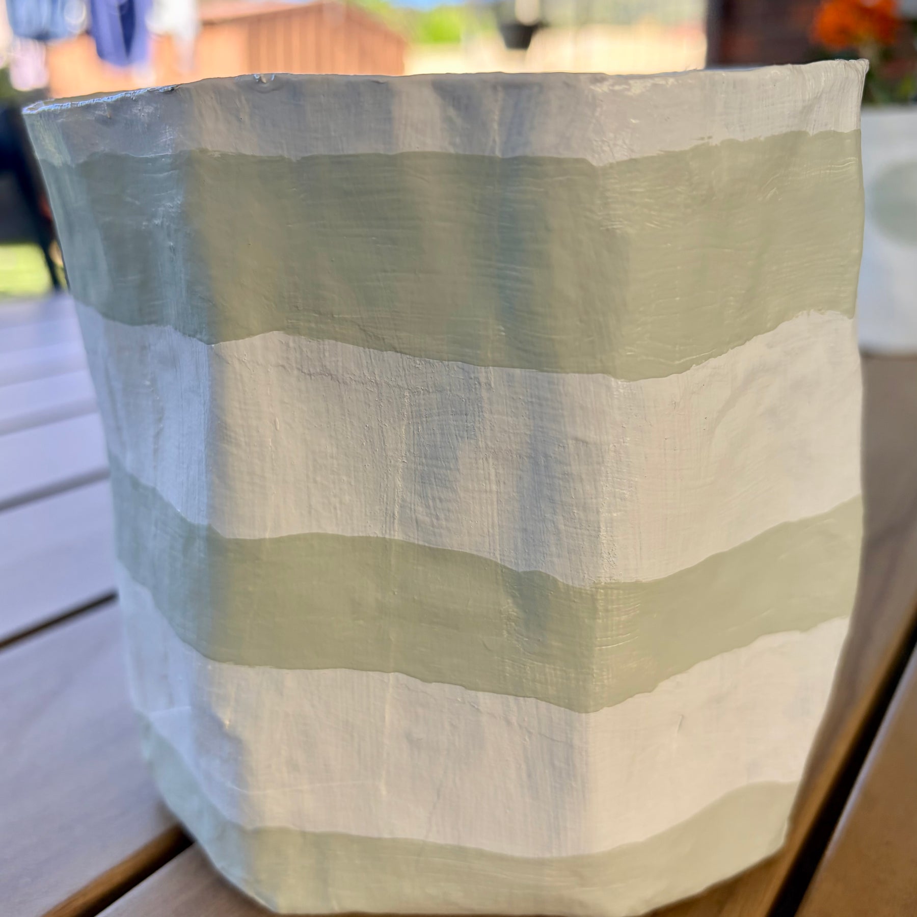 Papier-mâché Plant Pot