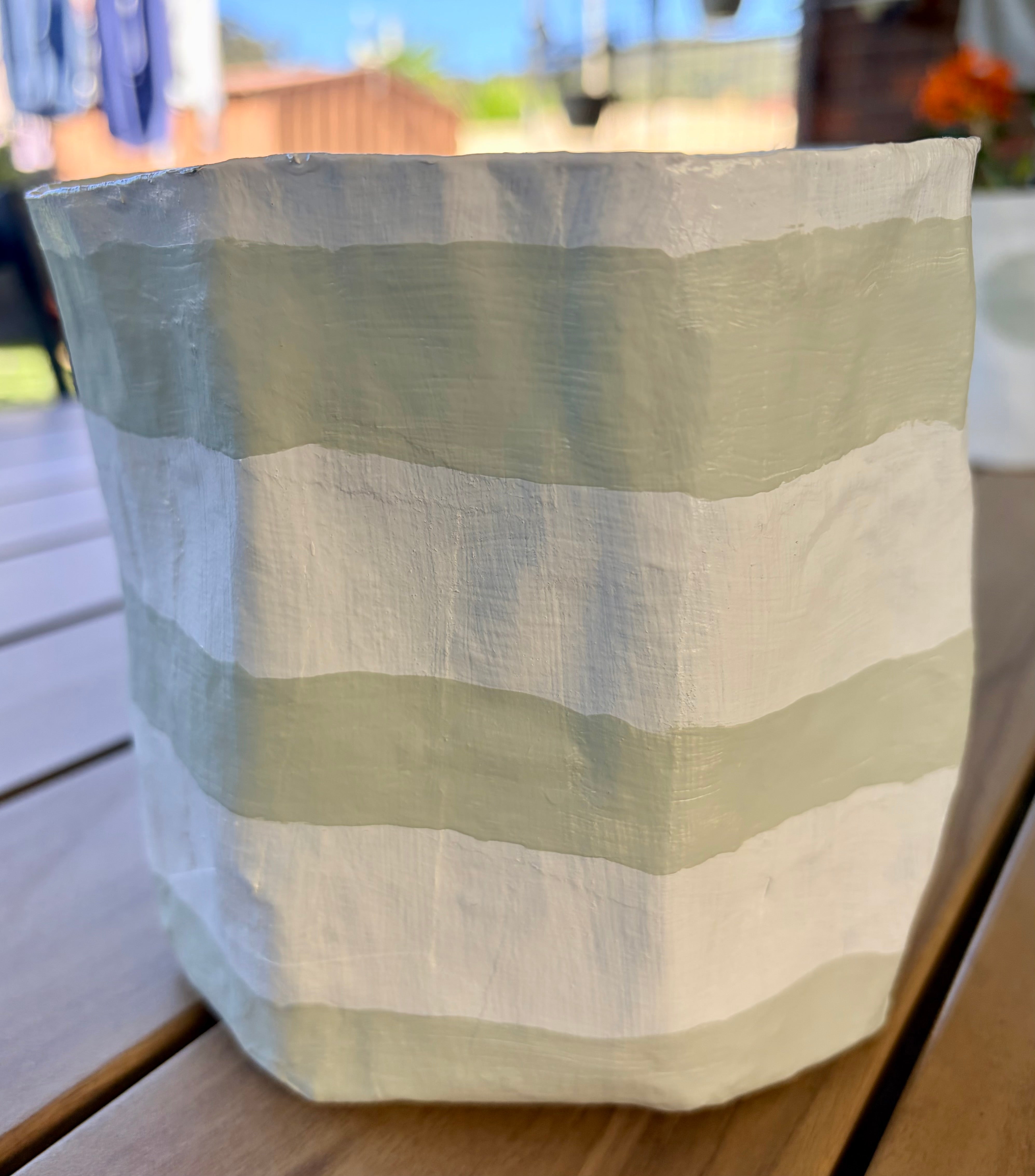 Papier-mâché Plant Pot