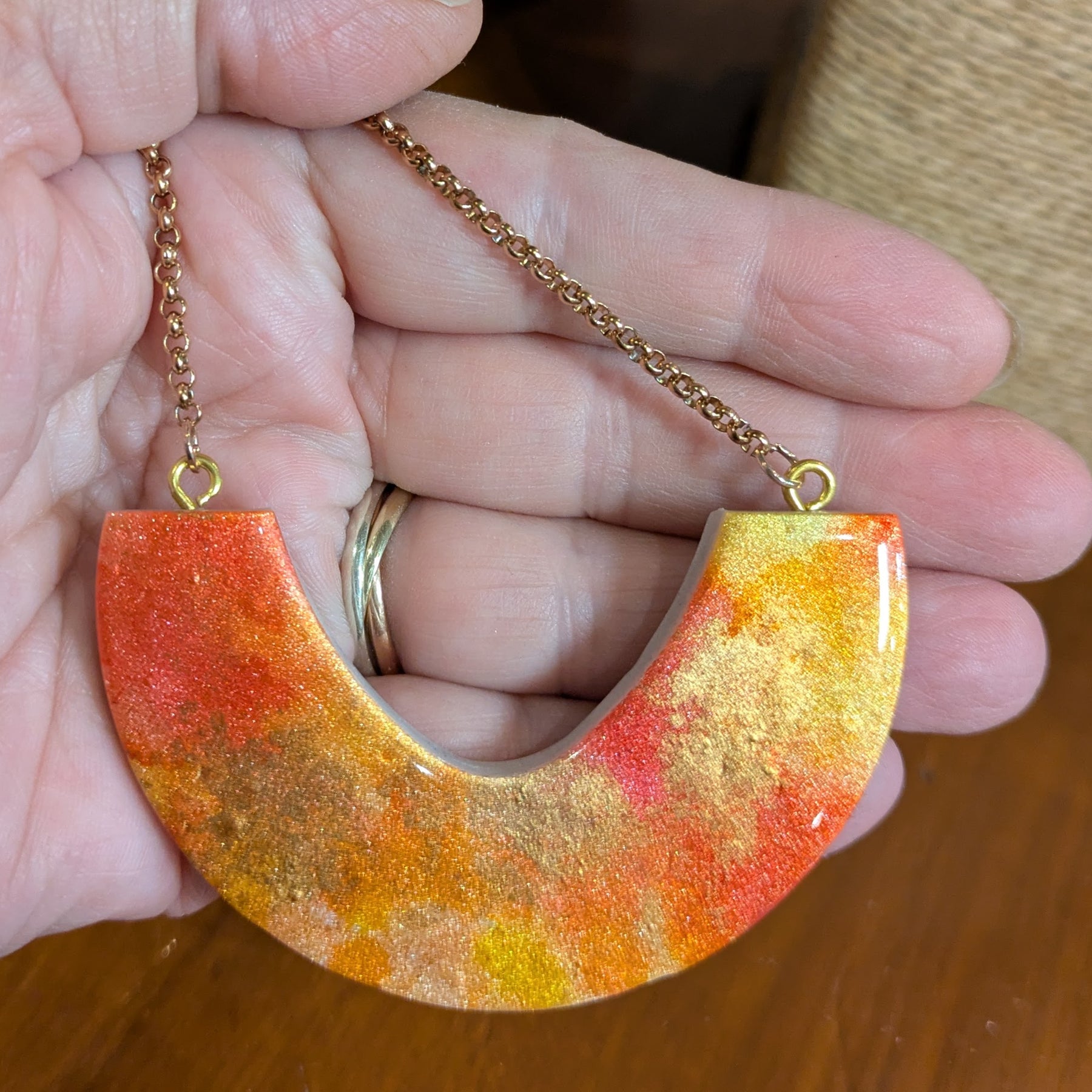 Golden Sunset Pendant