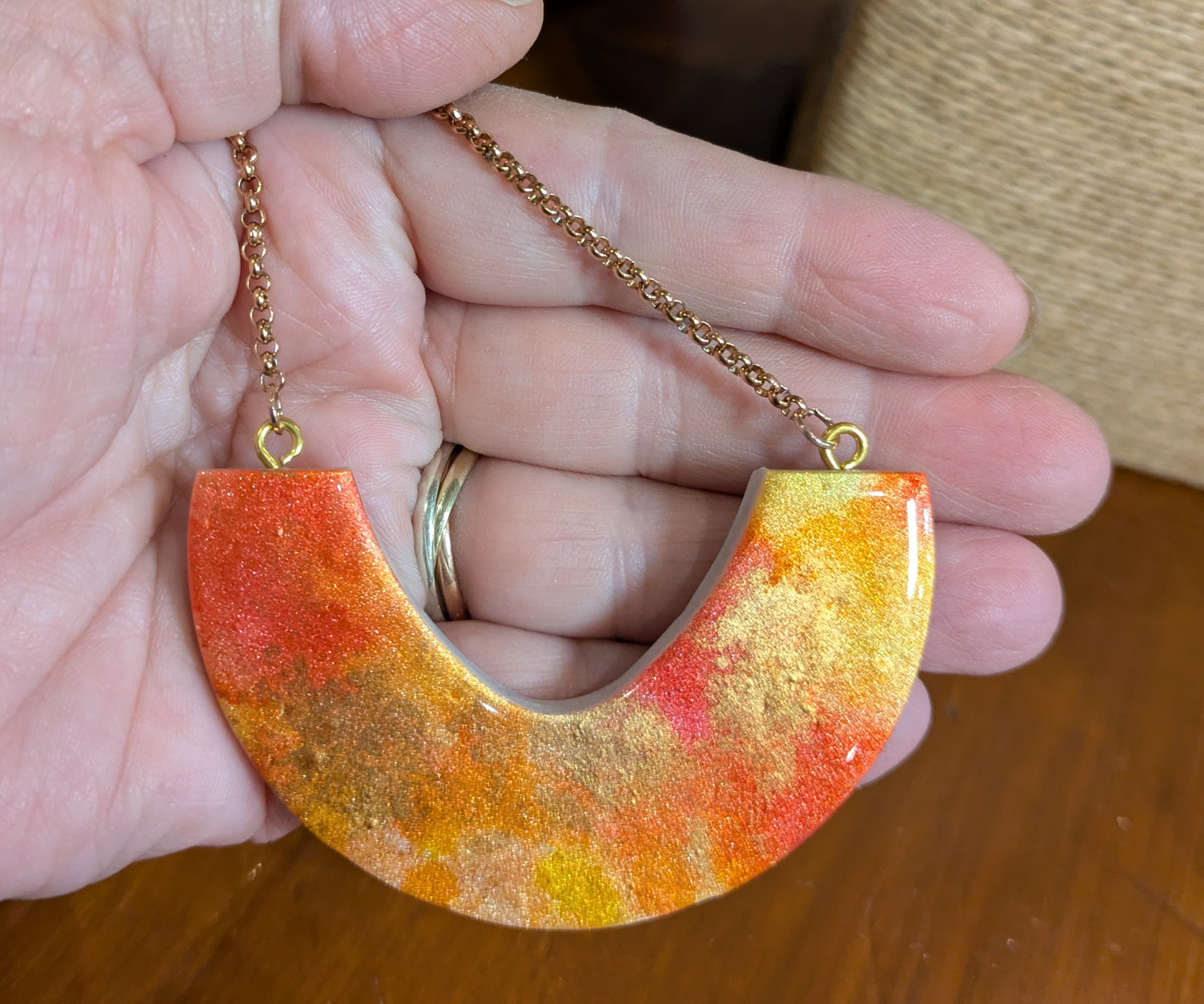 Golden Sunset Pendant