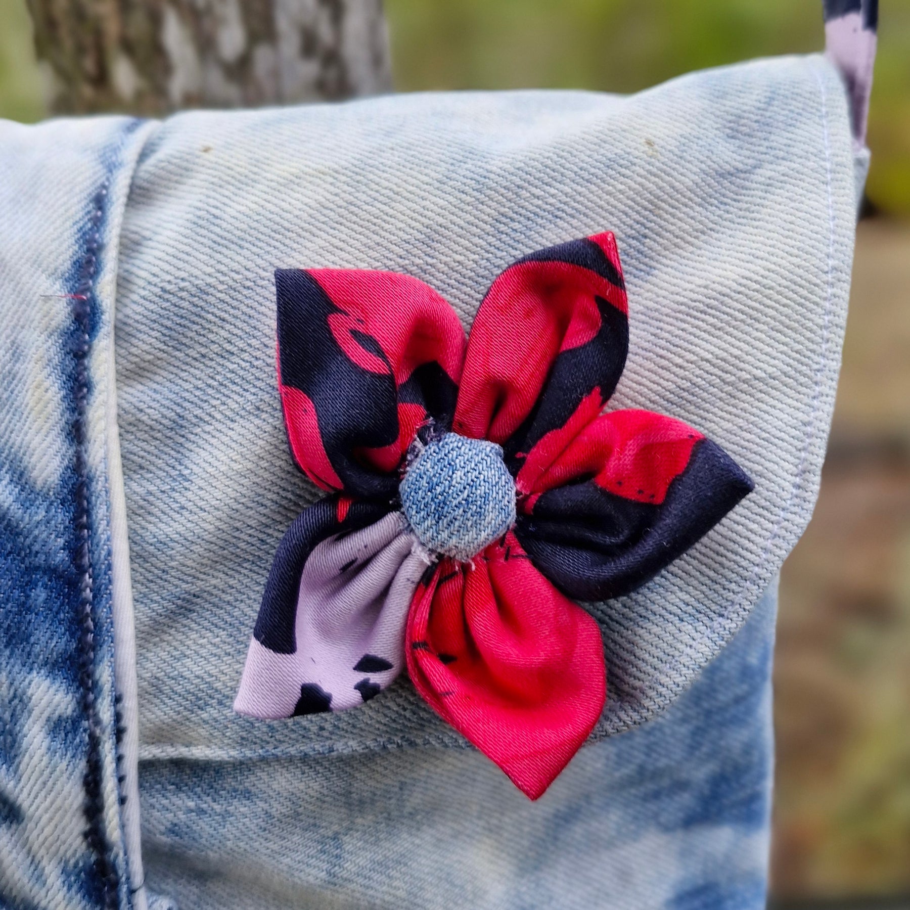 Upcycled Crossbody Bag / Eco Friendly One of a kind