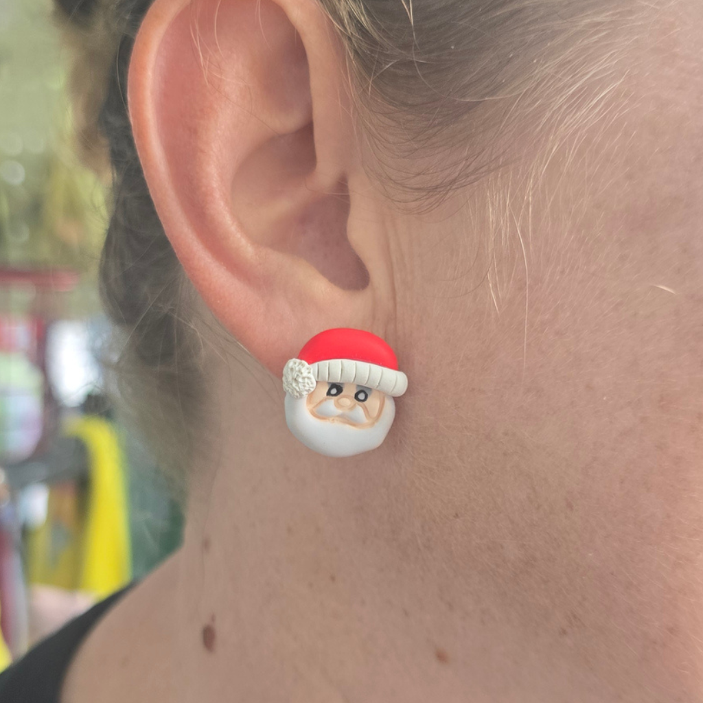 Mr & Mrs Claus Stud earrings