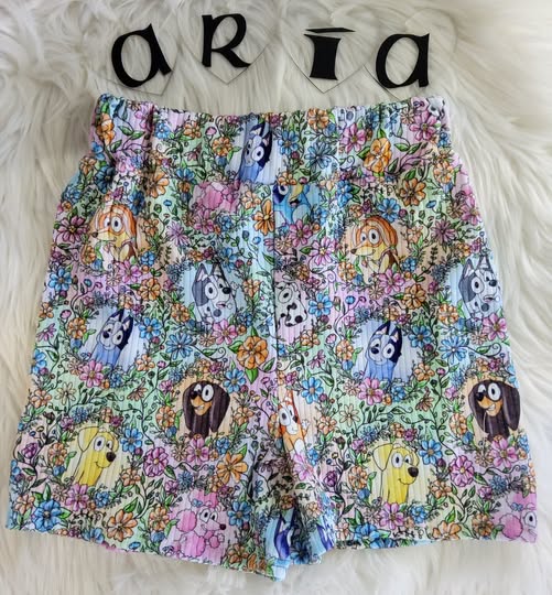 Blue Dog Shorts Size 4