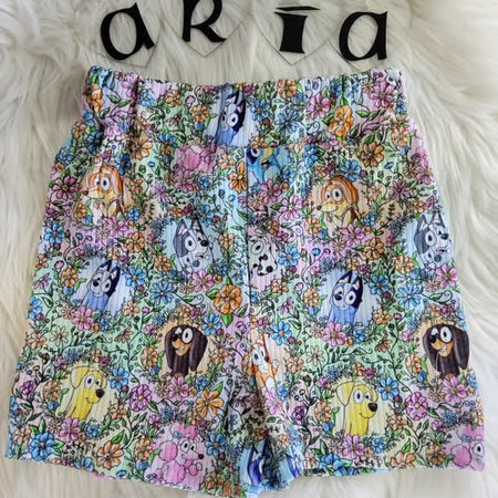 Blue Dog Shorts Size 4