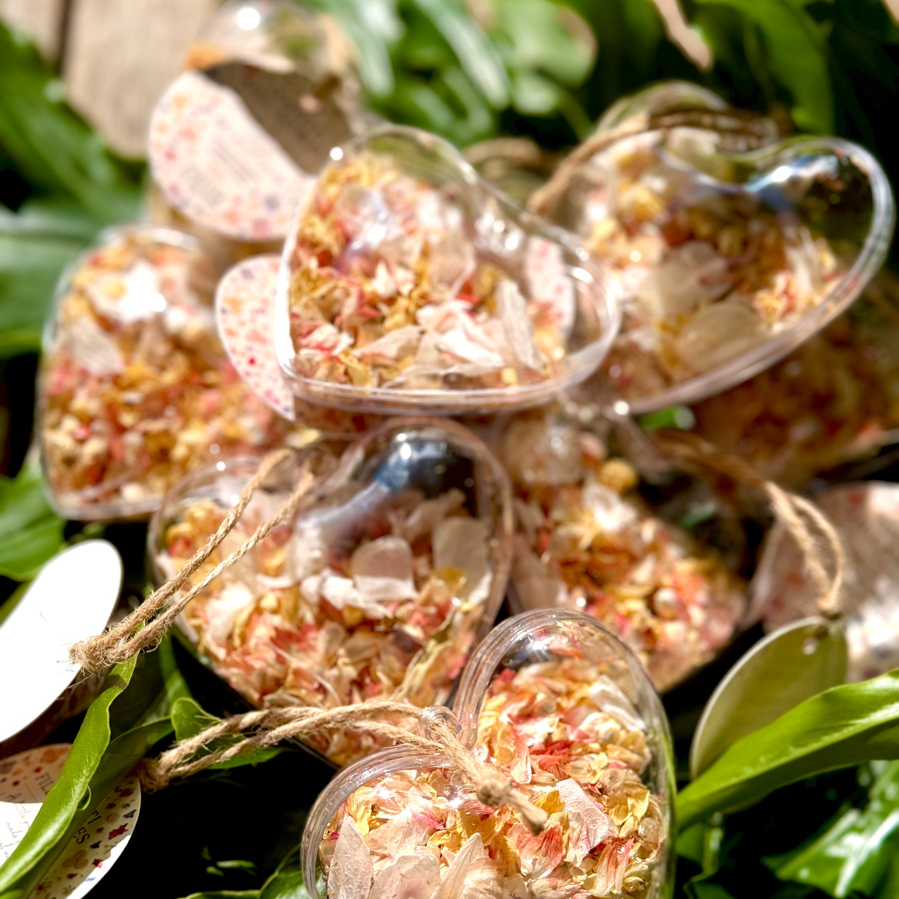 Wildflower Romance Dried Flower Bauble | Real Flower Christmas Ornament | Botanical Confetti Bauble | Handmade Floral Keepsake | 8cm