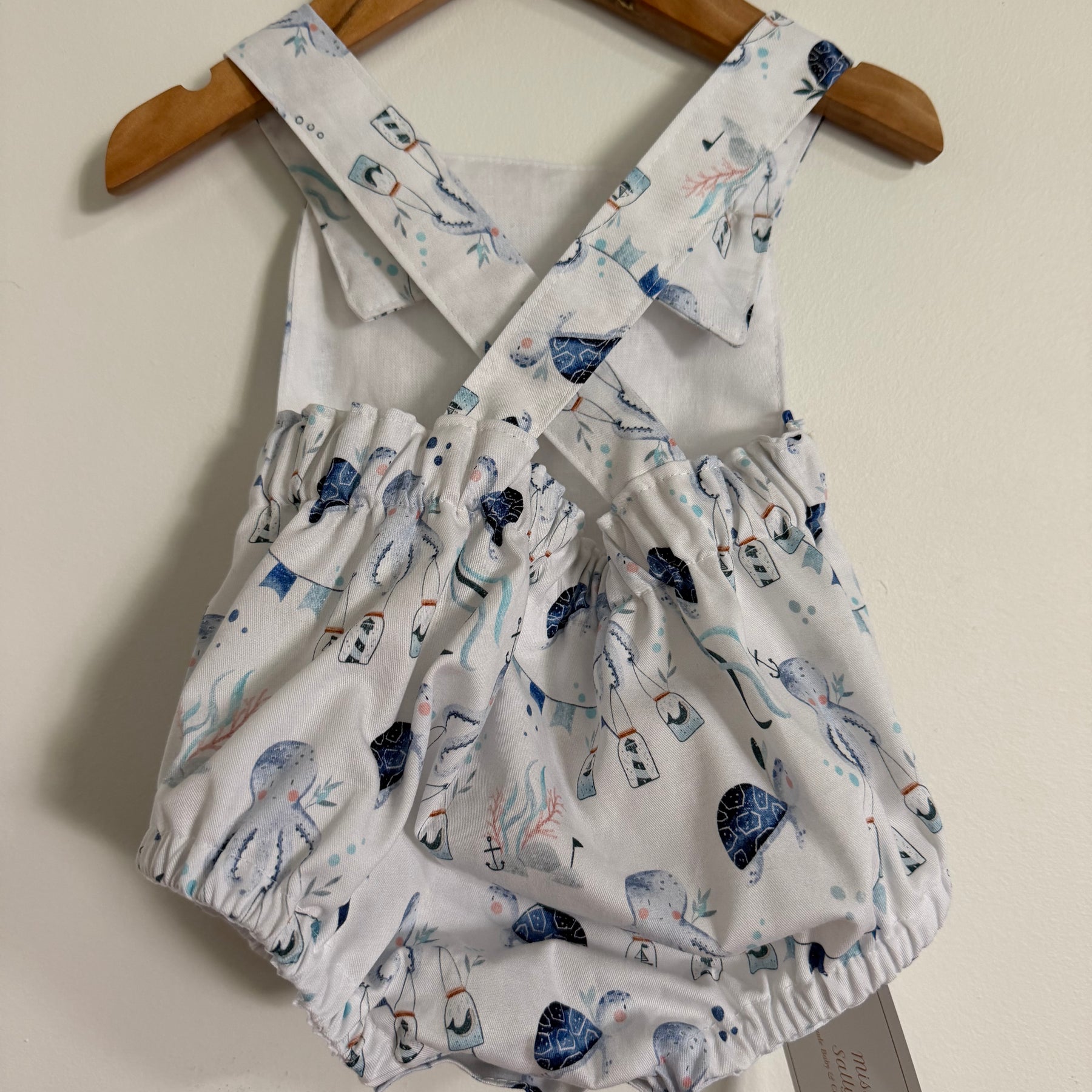Under the sea baby romper