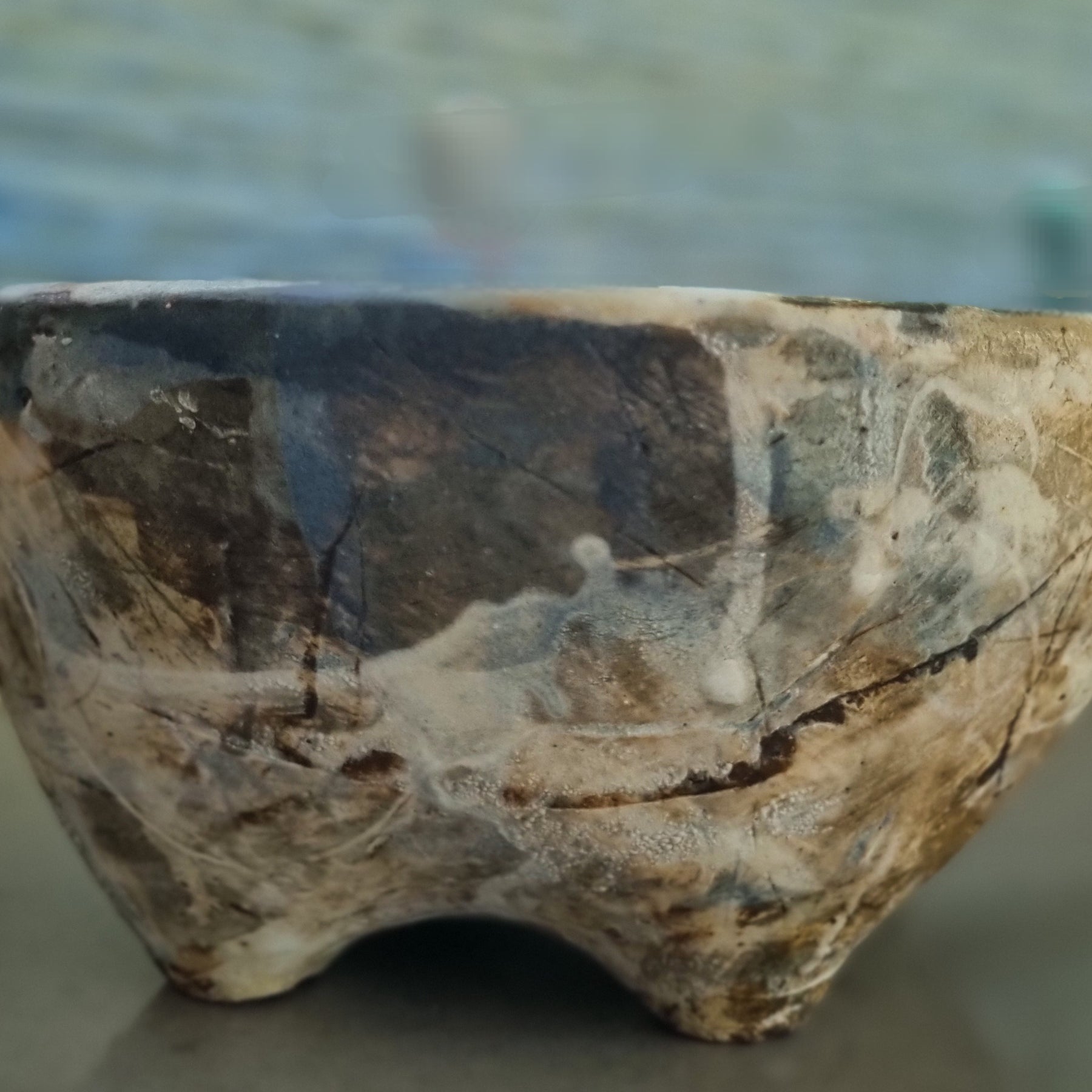 Snow Gum high arched footed bowl
