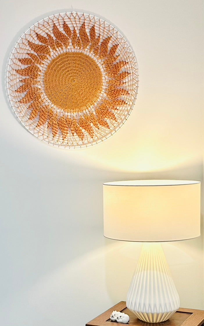 Crocheted Sun Mandala