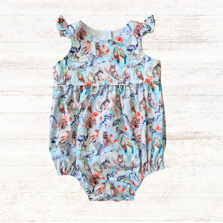Aussie Animals Baby Romper Sizes 00 & 0 - Ready To Ship!