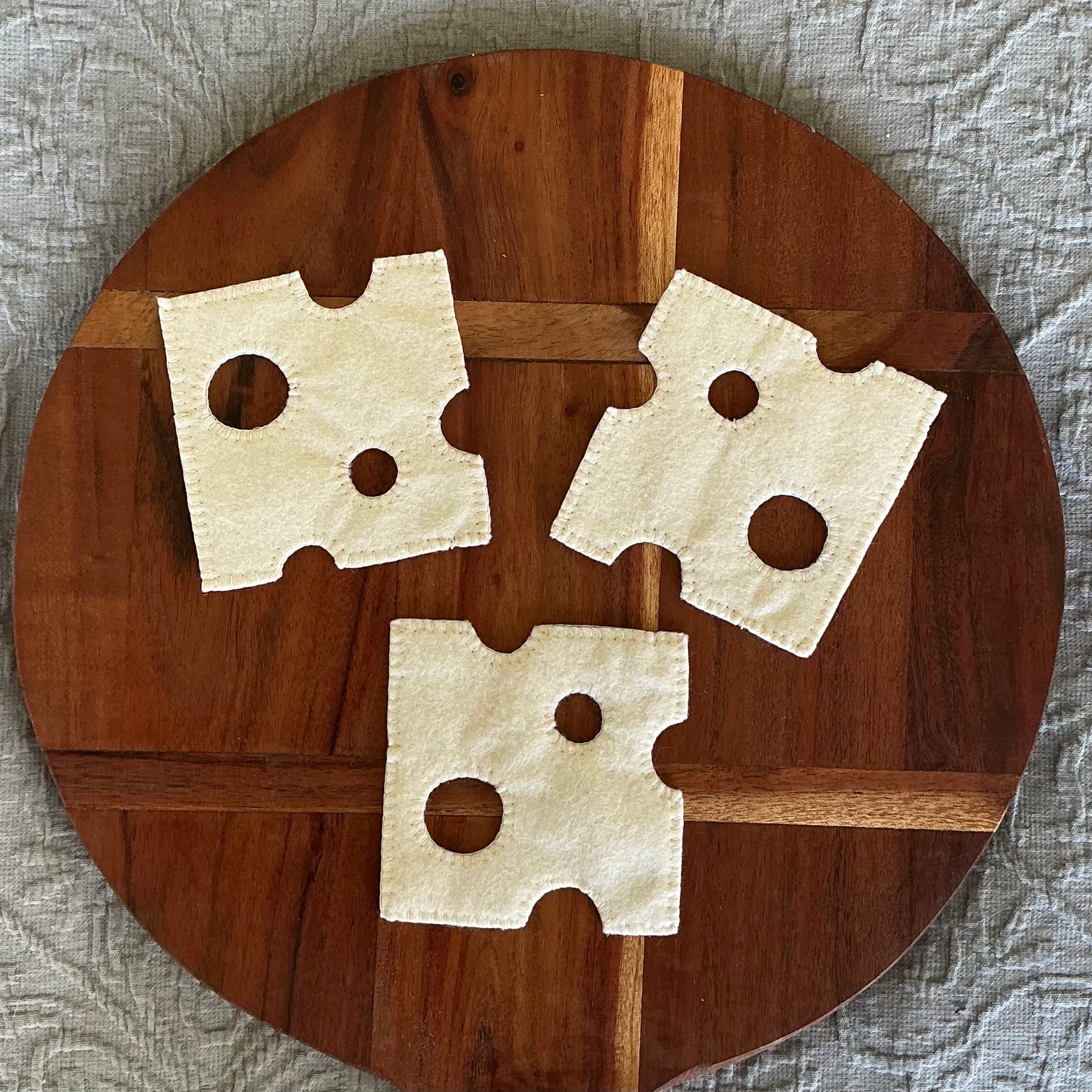Felt Swiss Cheese