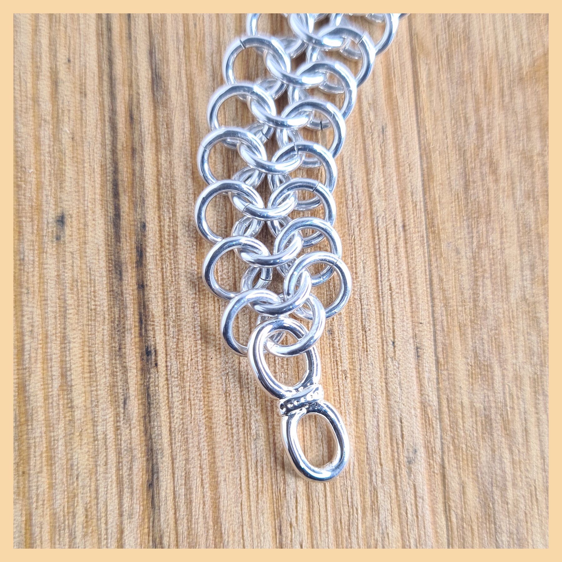 Chainmaille European 4 in 1 Weave Bracelet