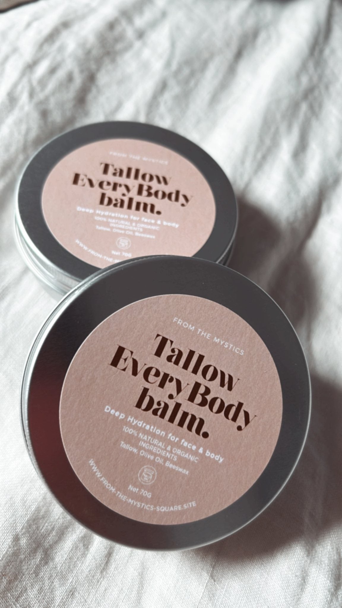 Whipped Tallow Balm Honey Scent I 70g (100ml)