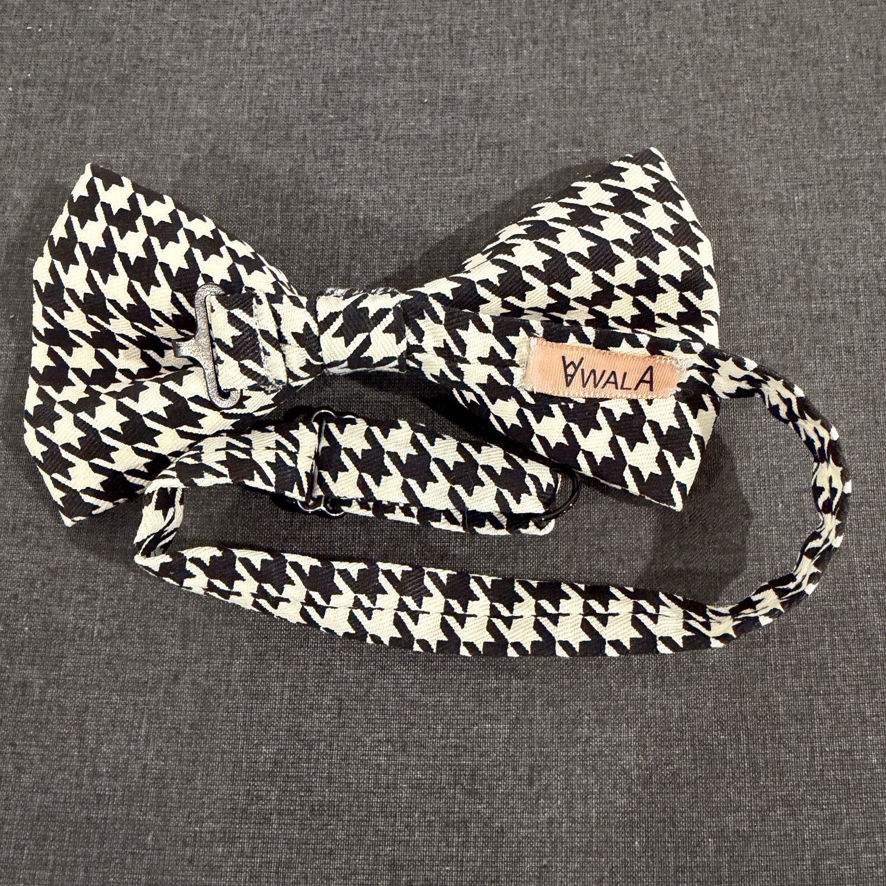 Bow Tie - Houndstooth Sml