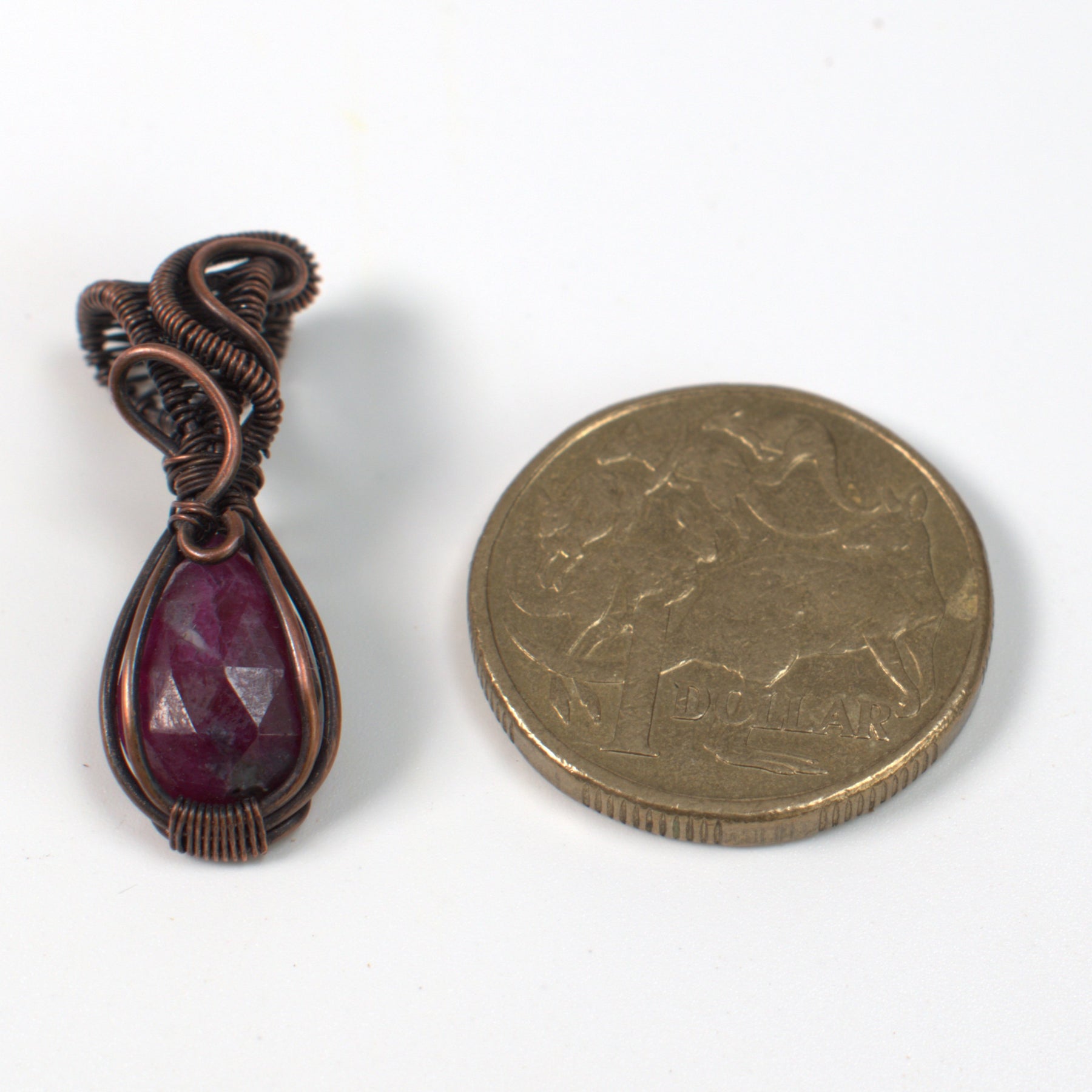 July Ember - Ruby Zoisite Keepsake Pendant