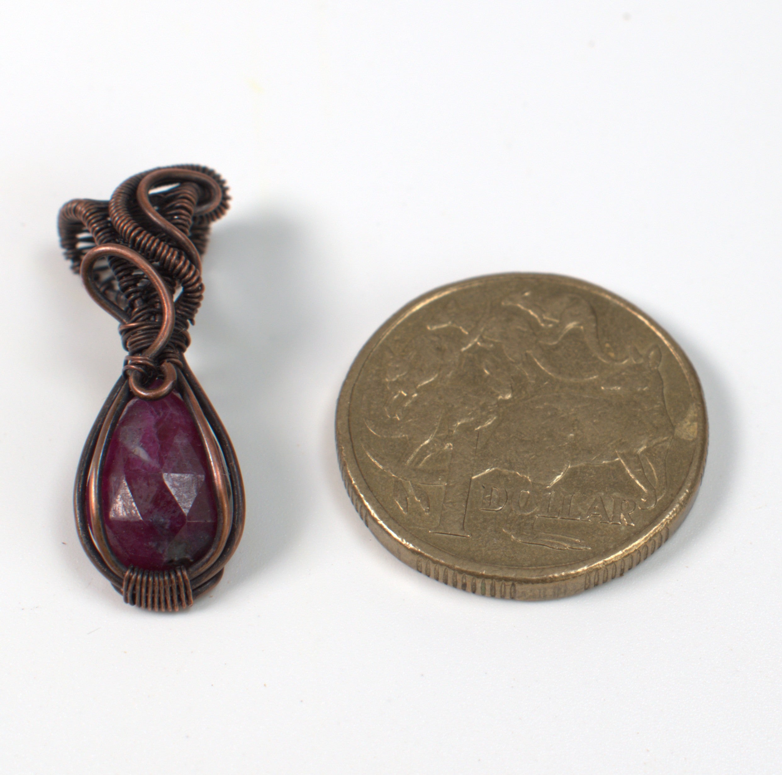 July Ember - Ruby Zoisite Keepsake Pendant