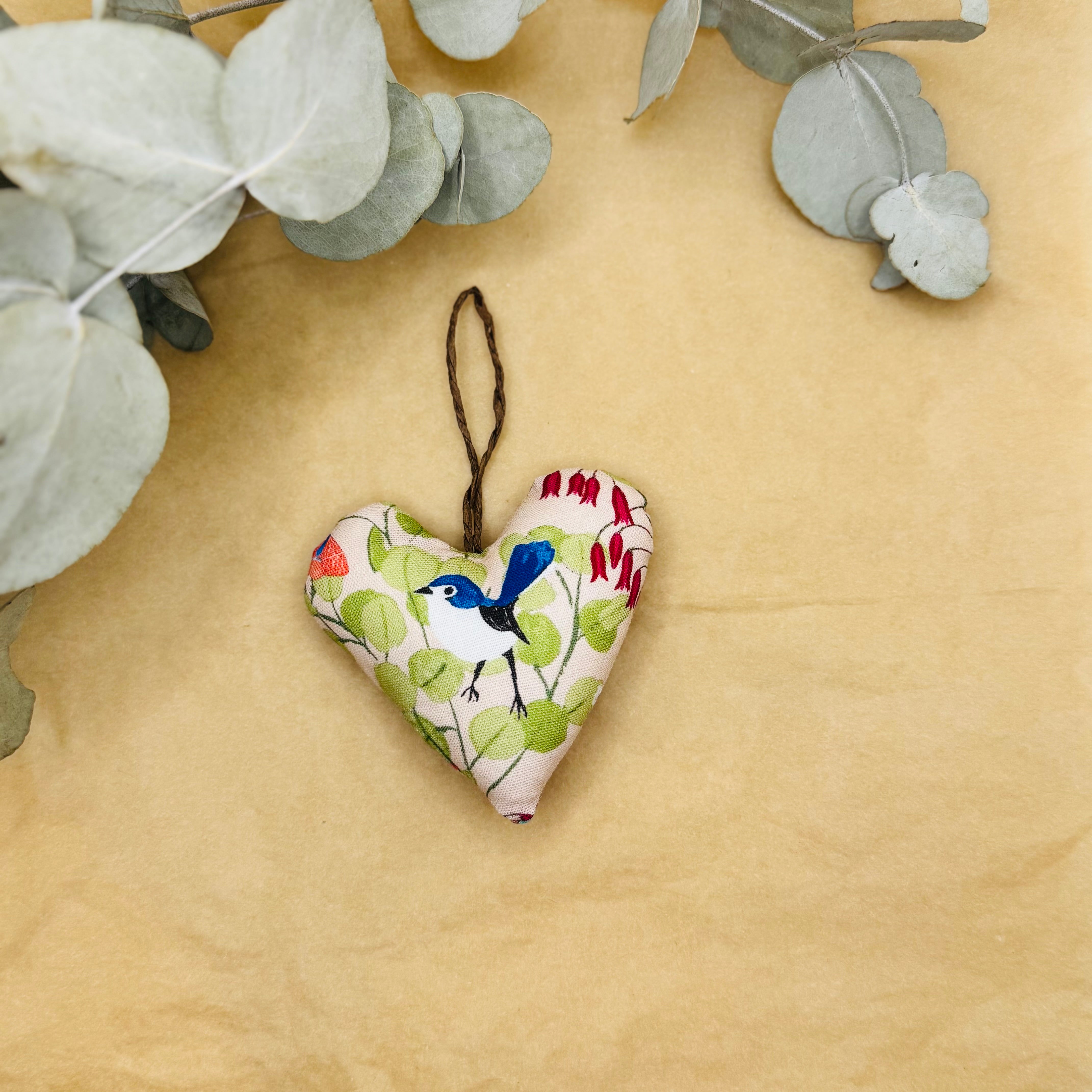 Handmade Superb Fairy Wren Hearts