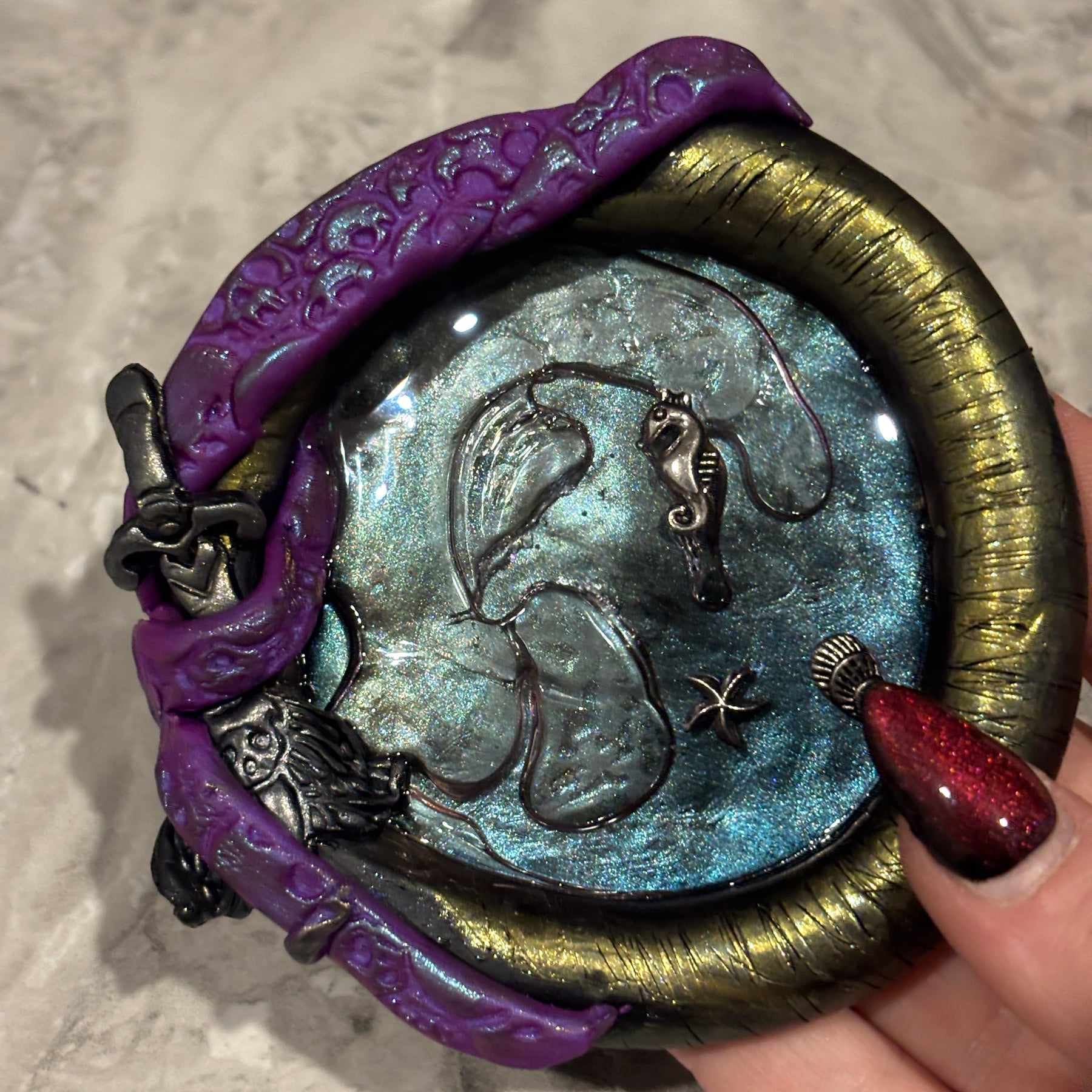 The Keeper of Lost Treasures | One-of-a-Kind Sculpted Trinket Dish