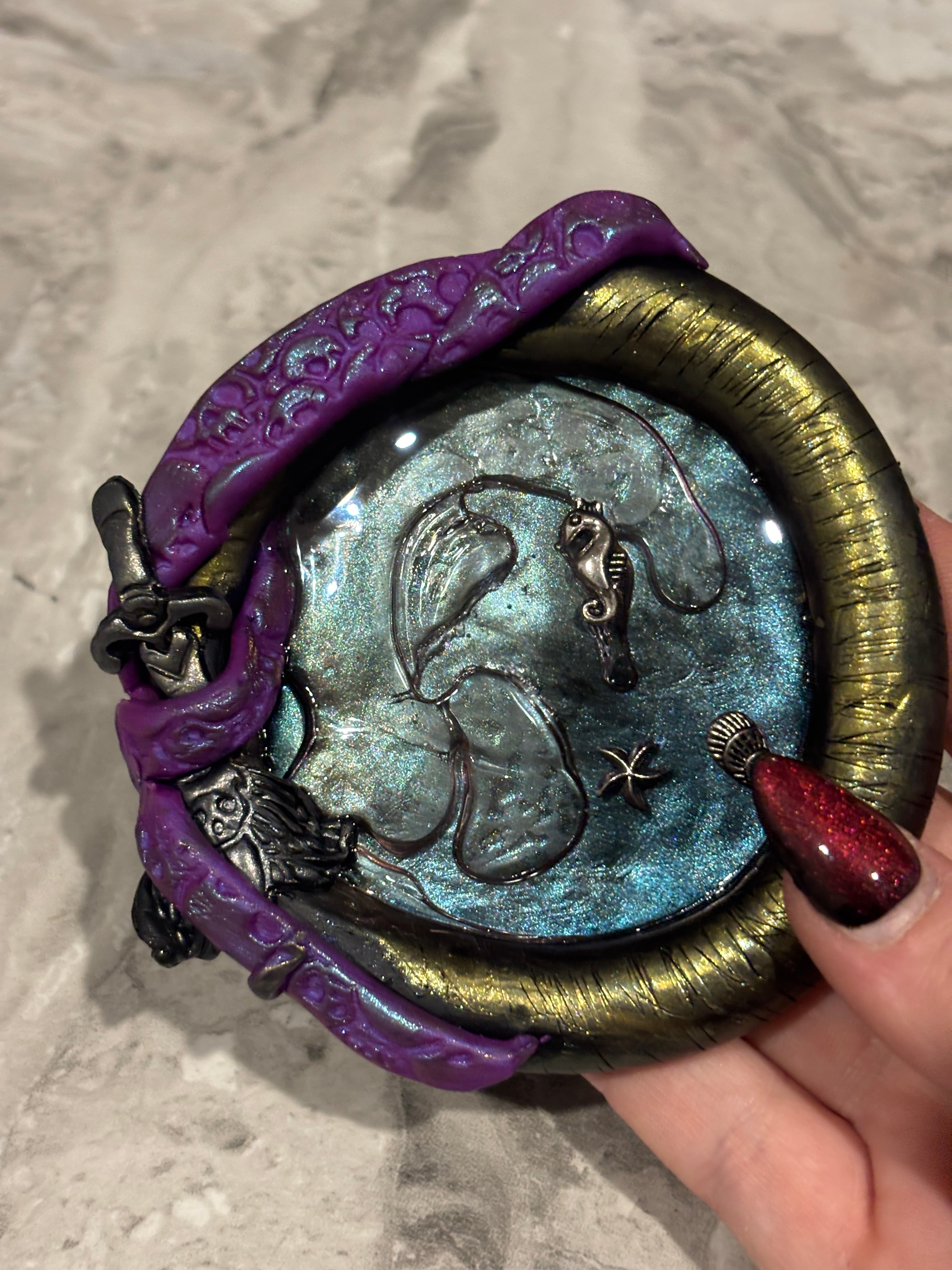 The Keeper of Lost Treasures | One-of-a-Kind Sculpted Trinket Dish