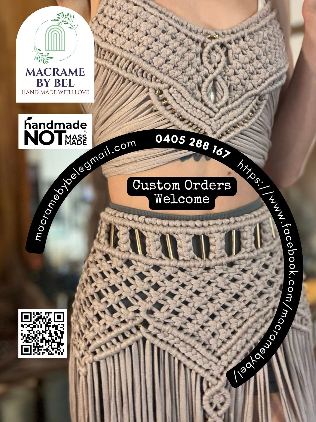 Macrame Clothing - wearable art