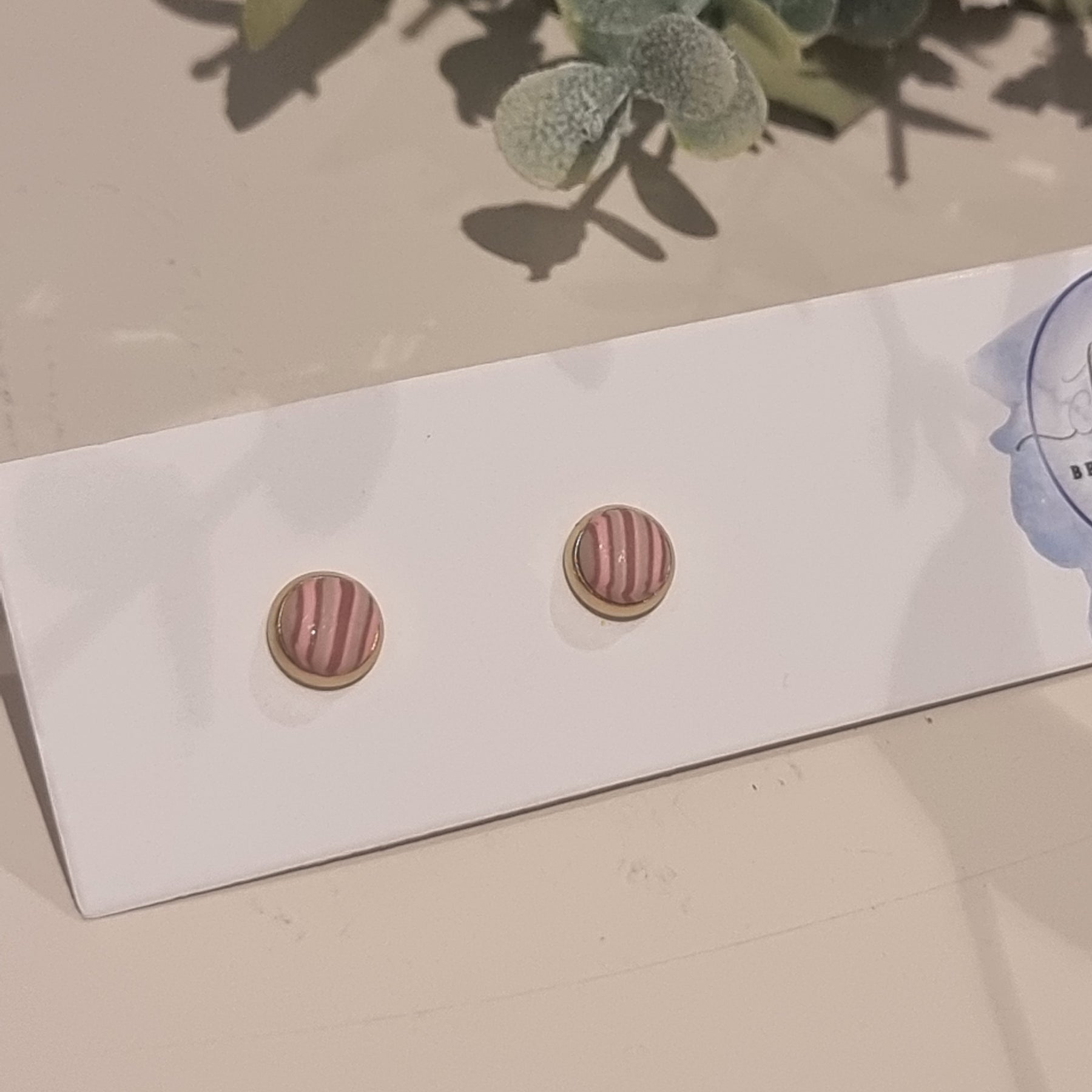 Blush and Berry Studs