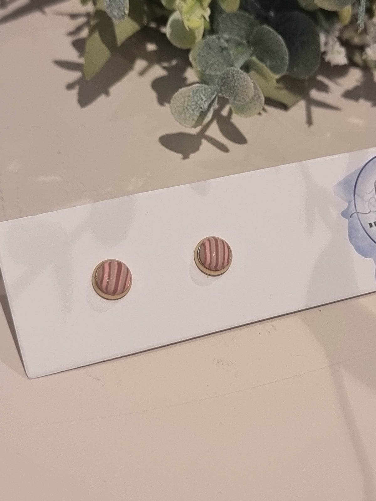 Blush and Berry Studs
