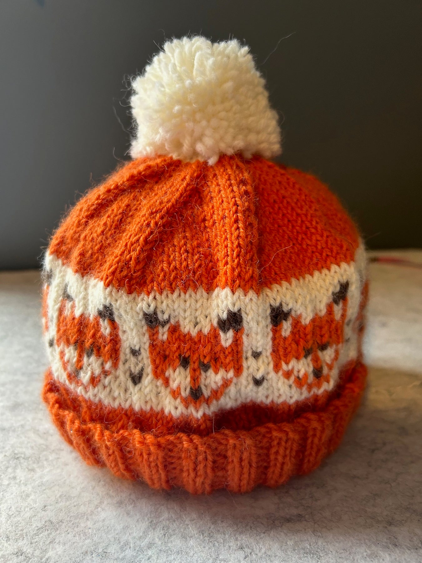 Foxy Beanie Knitting Pattern