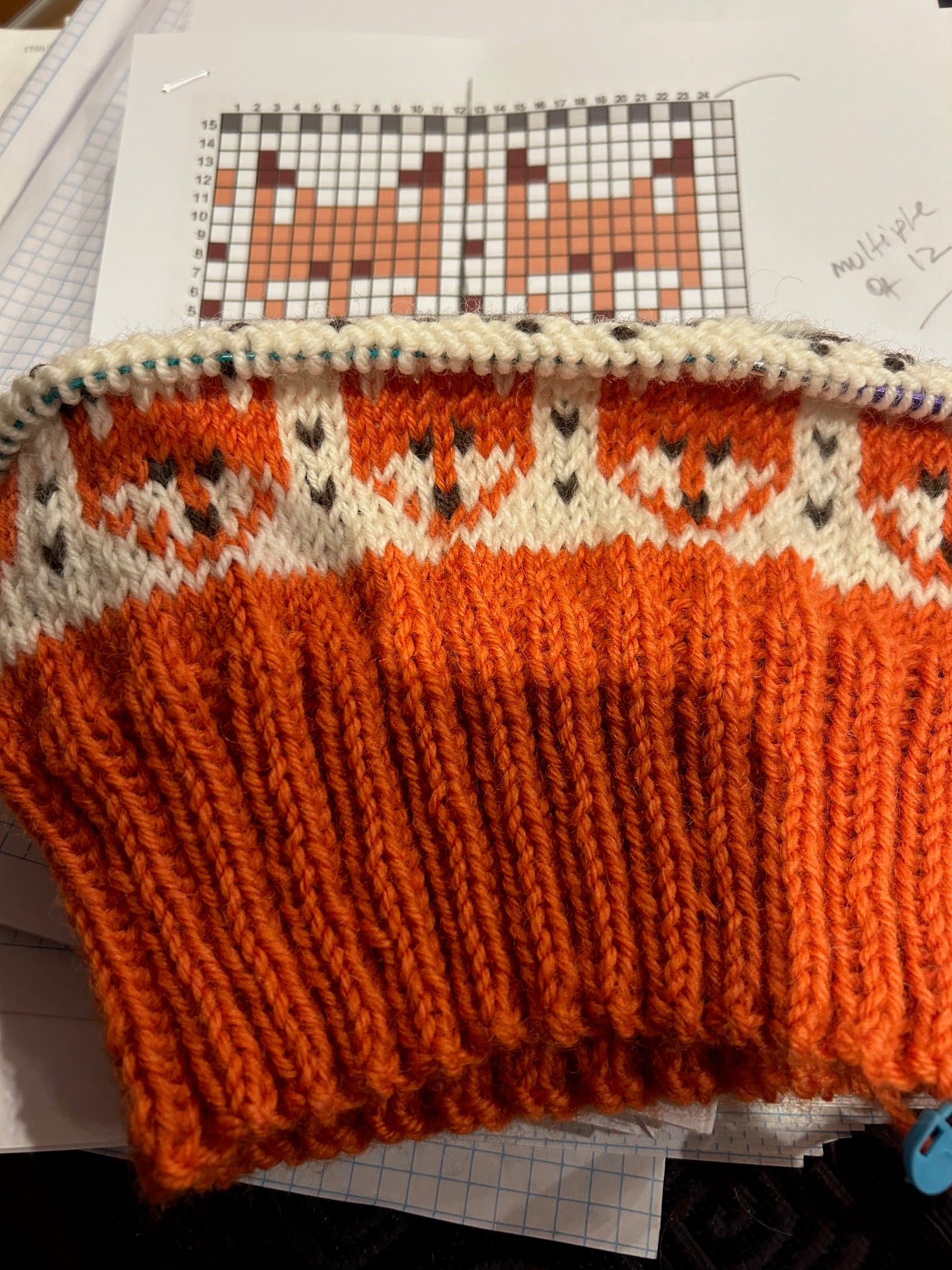 Foxy Beanie Knitting Pattern