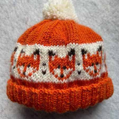 Foxy Beanie Knitting Pattern