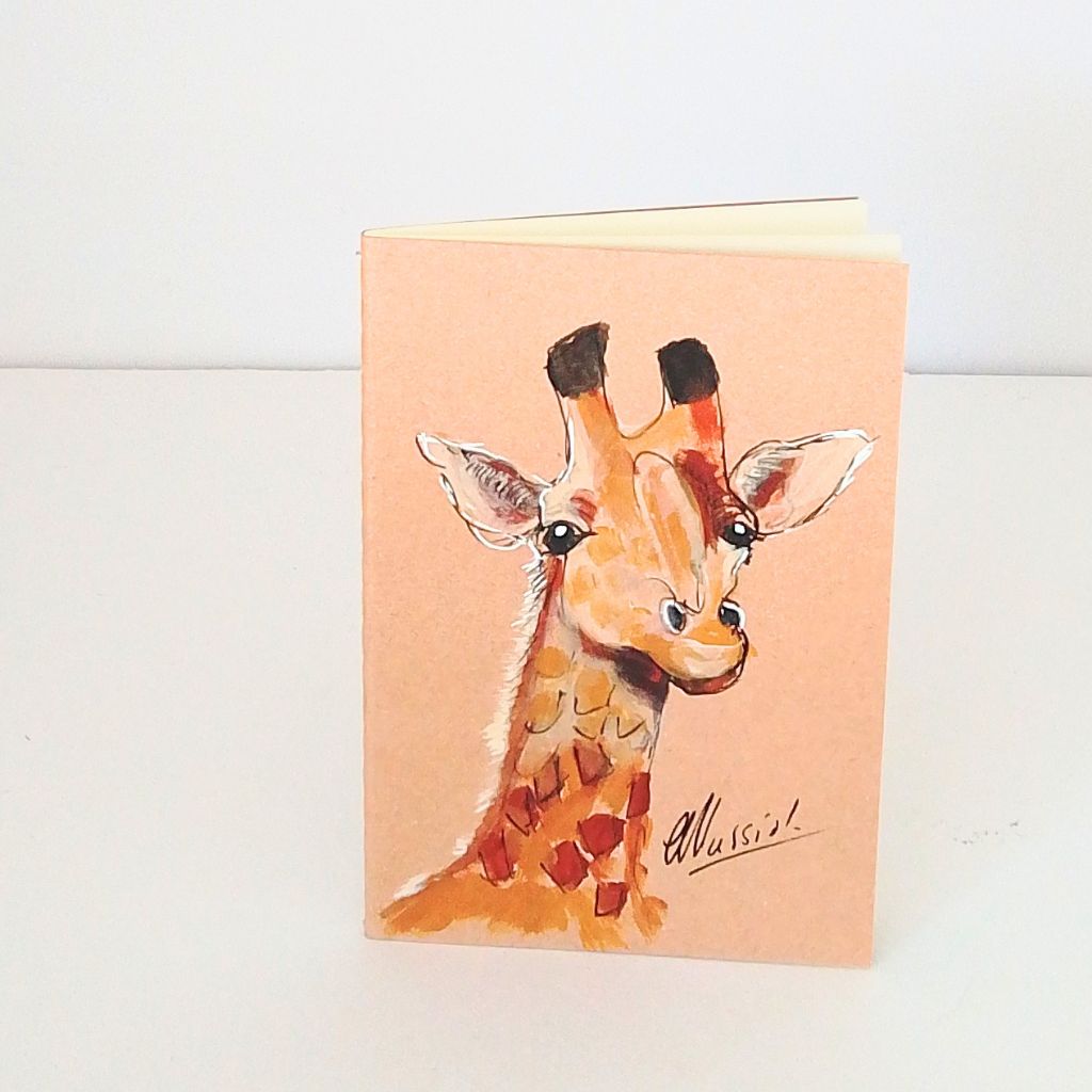 Safari Animal Handpainted Pocket Notebooks