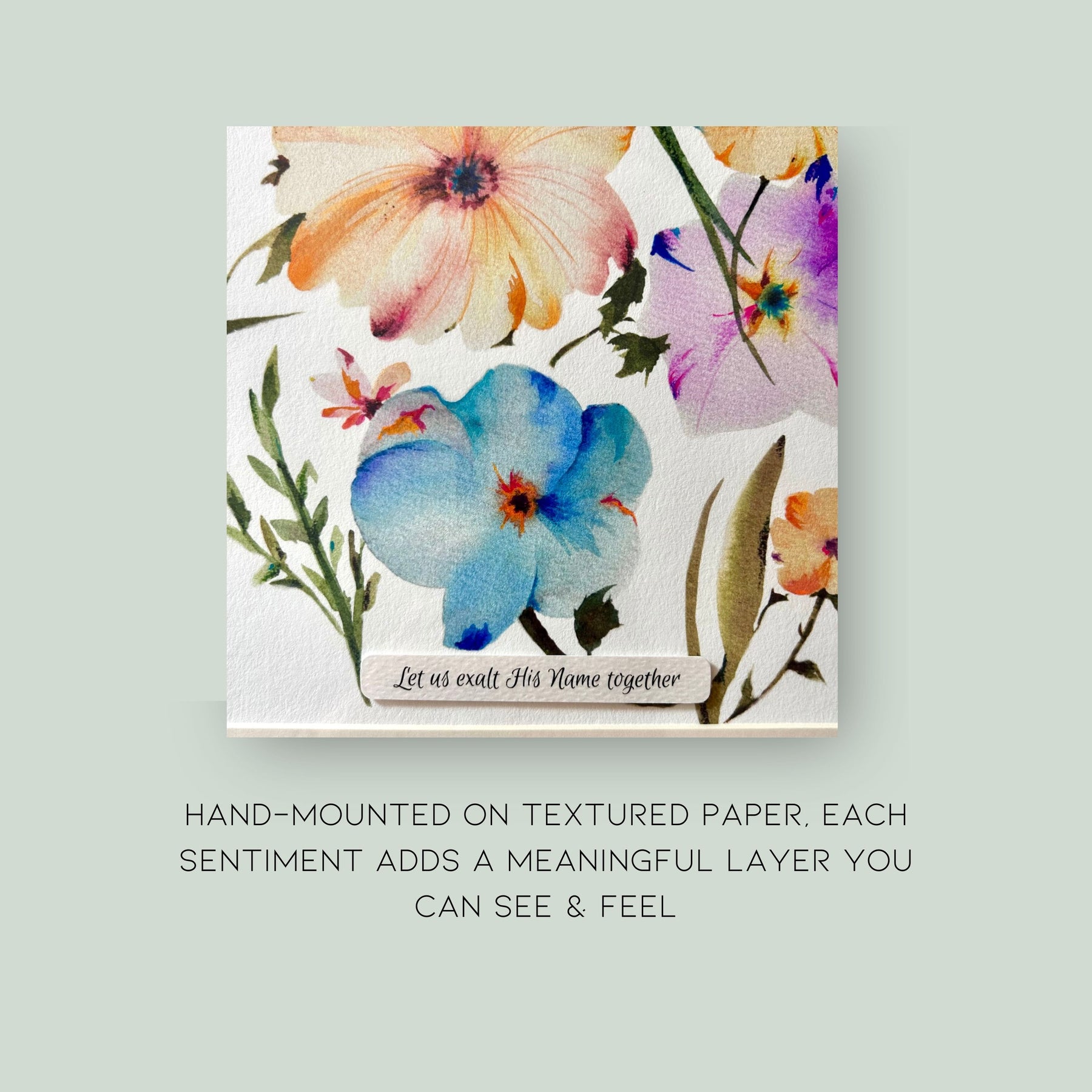 "Summer's Glow" | Archival Botanical Wall Art With Sentiment | Original Floral Watercolour | A4 Print